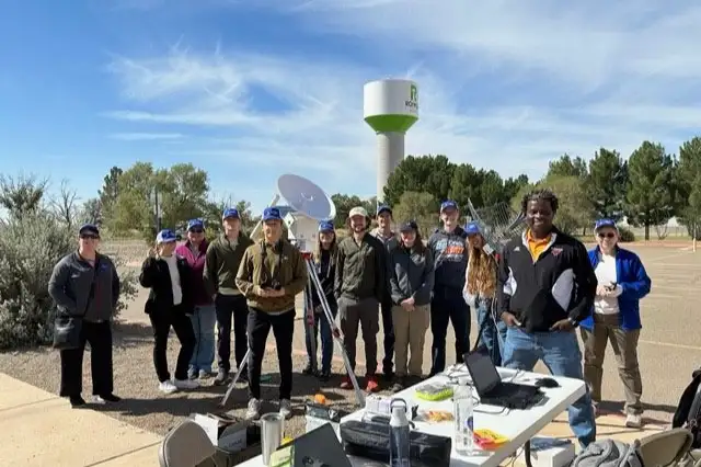 Ten students and four mentors traveled to Roswell, New Mexico for the October 14, 2023 annular eclipse