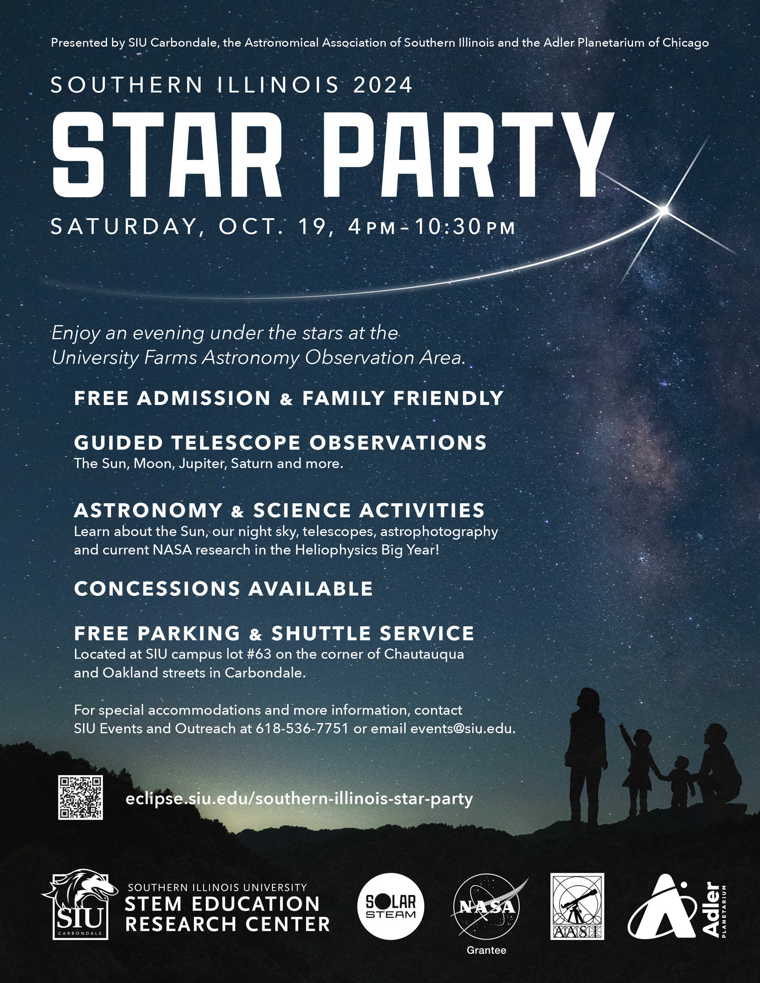 SI Star Party Flyer  -<br />
 